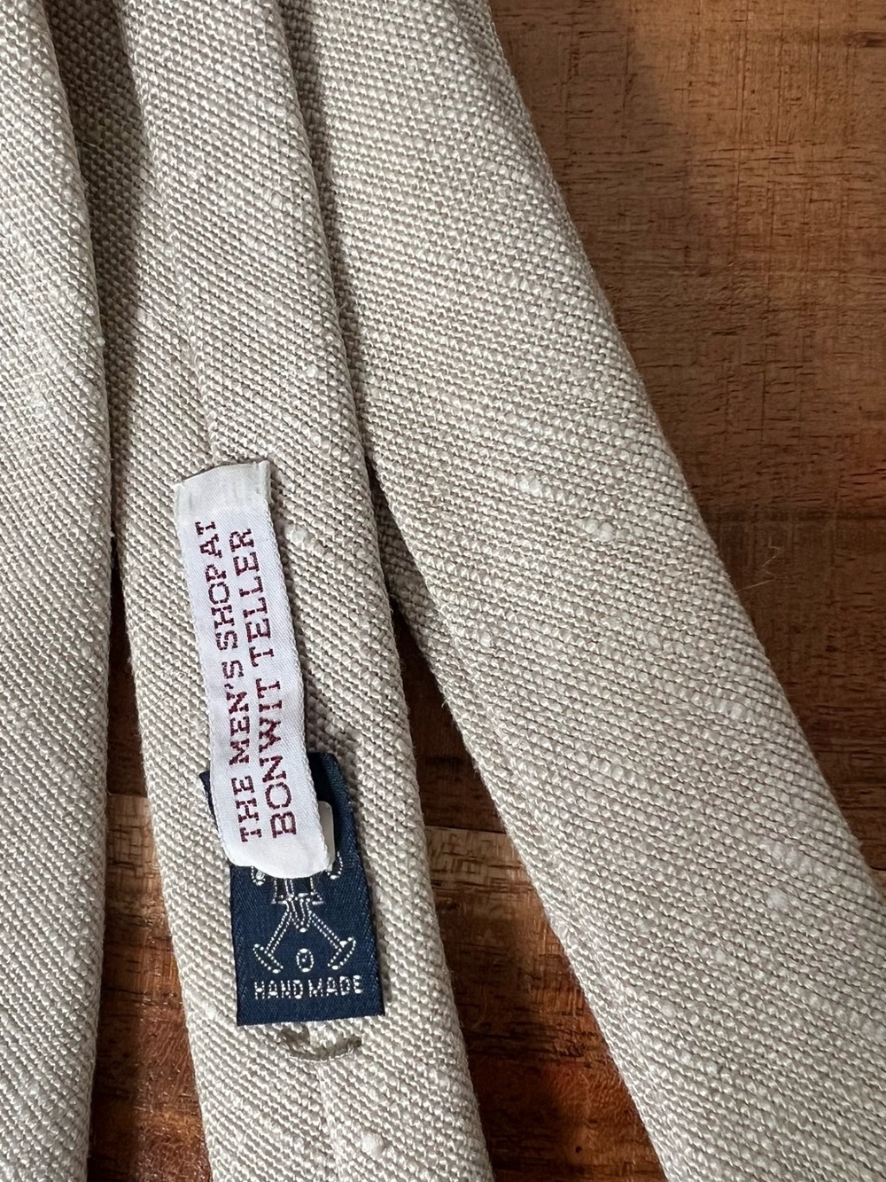 Polo Ralph Lauren Natural Linen Tie - Picture 2 of 4